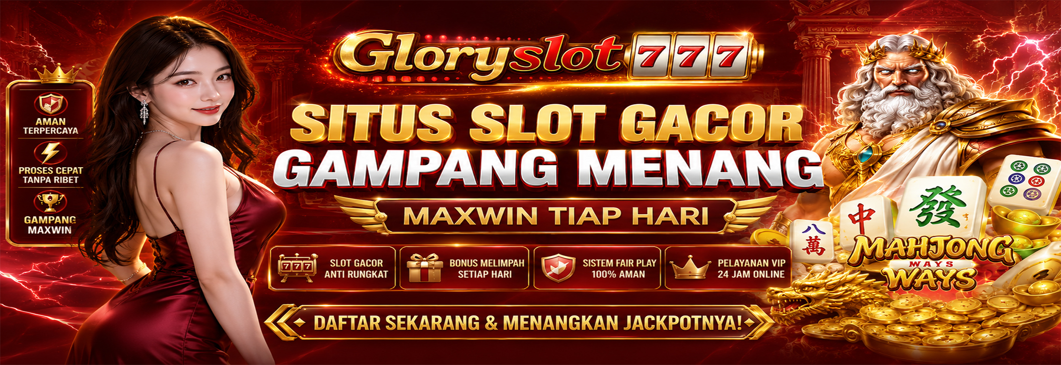 GLORY SLOT777: Situs Depo Link Slot Gacor Hari Ini Gampang Menang Maxwin